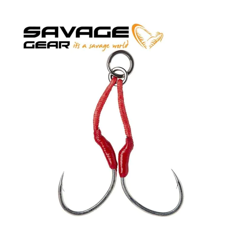 Асист куки SAVAGE GEAR Bloody Assist Hook Sj Double