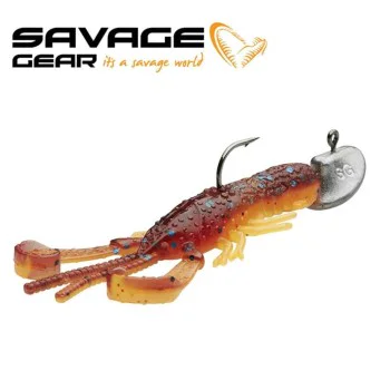 Кутия с примамки SAVAGE GEAR Reaction Crayfish Kit 7.3cm Mixed Colors 25pcs