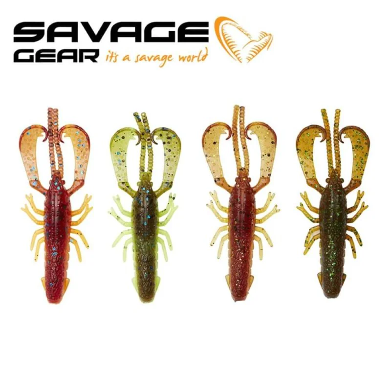Кутия с примамки SAVAGE GEAR Reaction Crayfish Kit 7.3cm Mixed Colors 25pcs