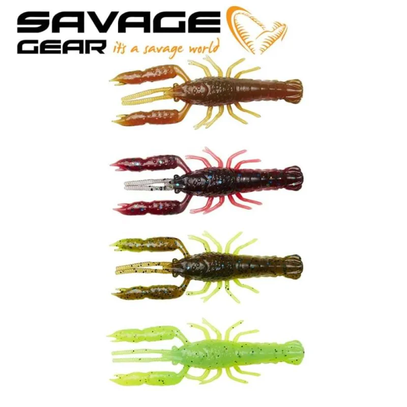 Кутия с примамки SAVAGE GEAR 3D Crayfish Kit 6.7cm Mixed Colors 30pcs