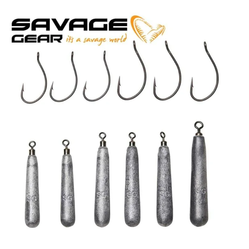 Кутия с примамки SAVAGE GEAR Dropshot Academy Kit Mixed Colors 36pcs