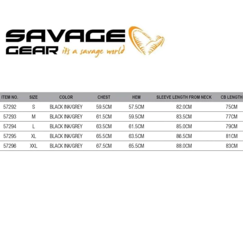 Яке SAVAGE GEAR WP Performance Jacket Black Ink and Grey