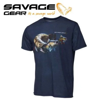 Тениска SAVAGE GEAR Cannibal T-Shirt Blue