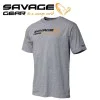 Тениска SAVAGE GEAR Signature Logo T-Shirt - Grey Melange
