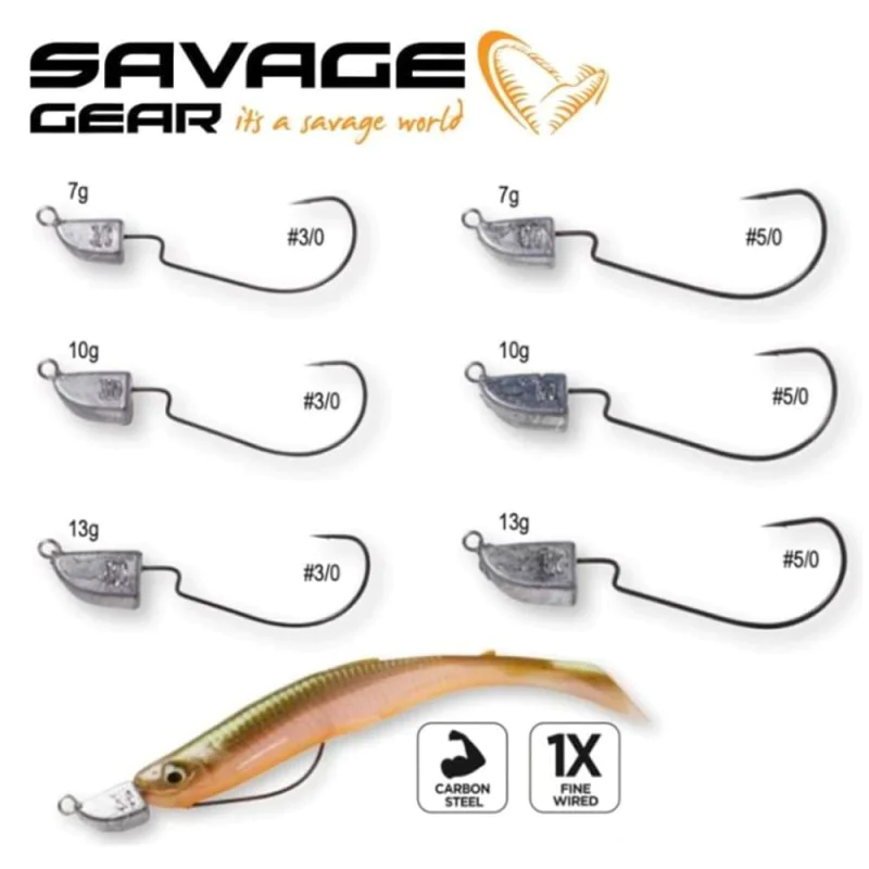 Джиг глава SAVAGE GEAR Swim EWG Jighead 13g 3pcs