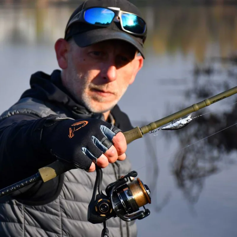 Ръкавици SAVAGE GEAR Neoprene Half Finger Black