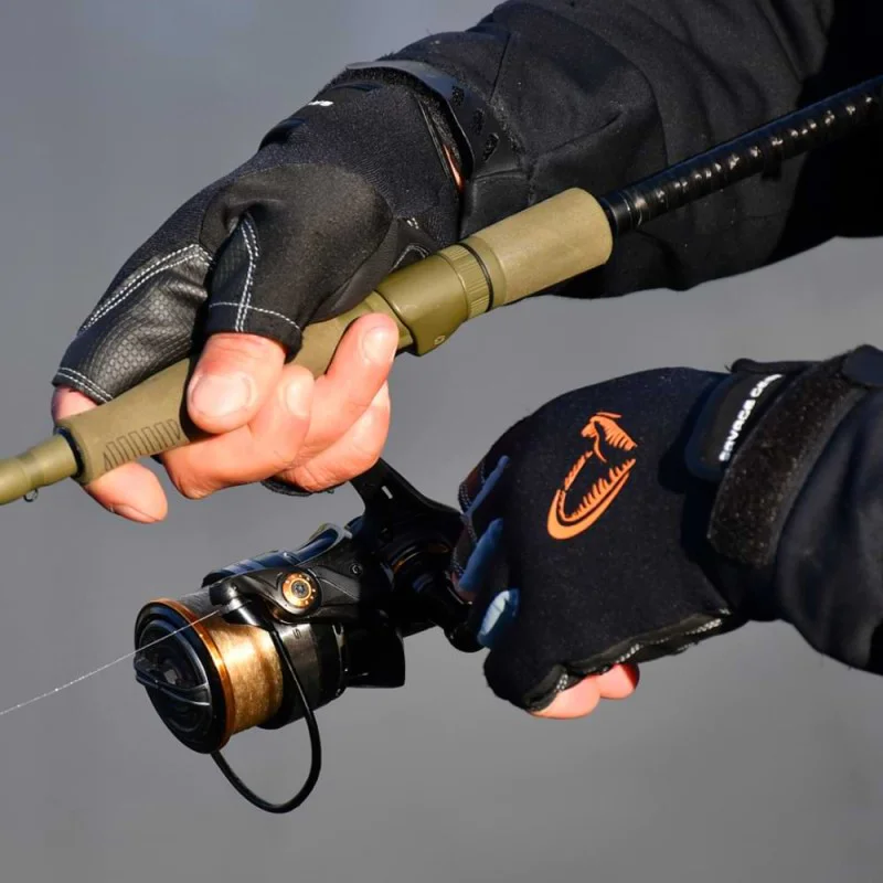 Ръкавици SAVAGE GEAR Neoprene Half Finger Black