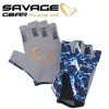 UV Ръкавици SAVAGE GEAR Marine Half Glove - Sea Blue