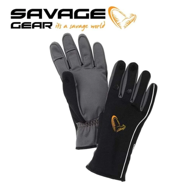 Ръкавици SAVAGE GEAR Softshell Winter Glove Black