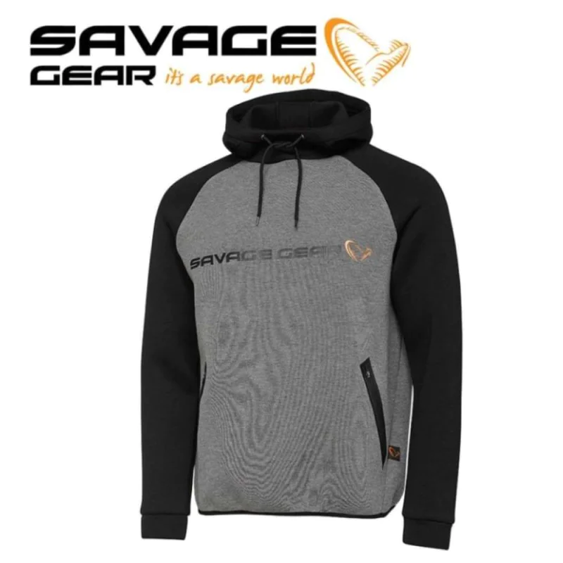 Суитшърт SAVAGE GEAR Tec-Foam Hoodie Dark Grey Melange