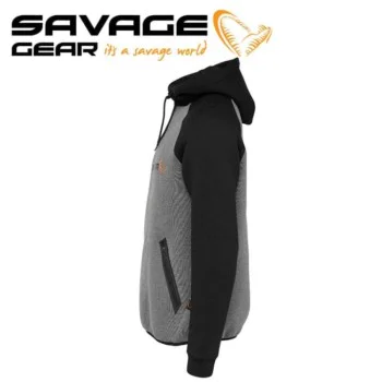 Суитшърт SAVAGE GEAR Tec-Foam Hoodie Dark Grey Melange