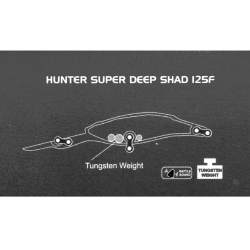 Воблер SEA BUZZ Hunter Deep Shad SDR 125F 49g