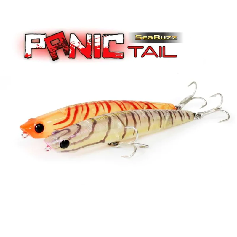 Воблер SEA BUZZ Panic Tail 95F Shrimp 8.5g
