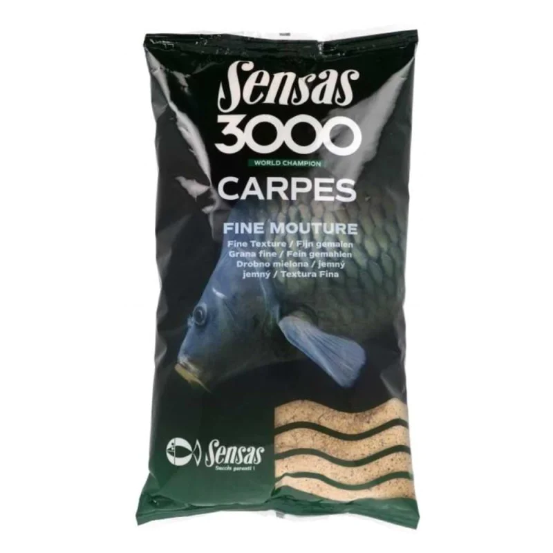Захранка SENSAS 3000 Carpes et Gros Poissons Fine Mouture 1kg