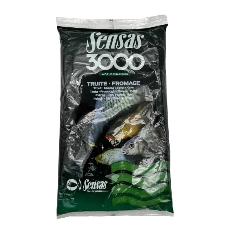 Захранка за пъстърва SENSAS 3000 Truite Fromage 800g