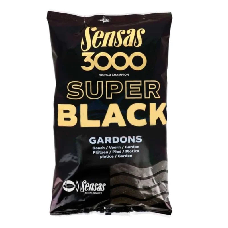 Захранка SENSAS 3000 Super Black Gardons 1kg