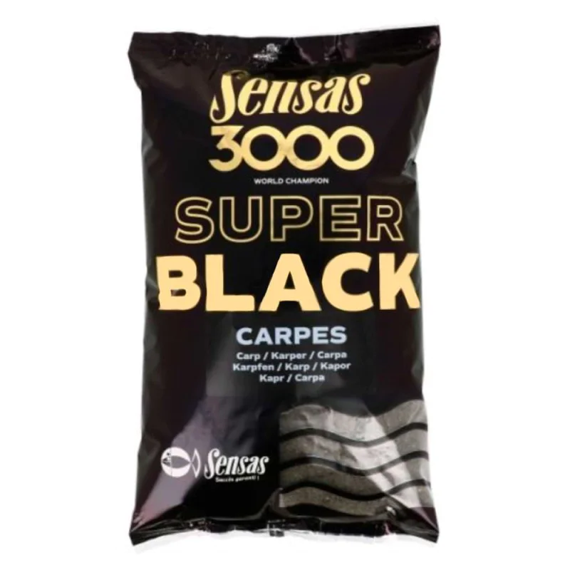 Захранка SENSAS 3000 Super Black Carpes 1kg