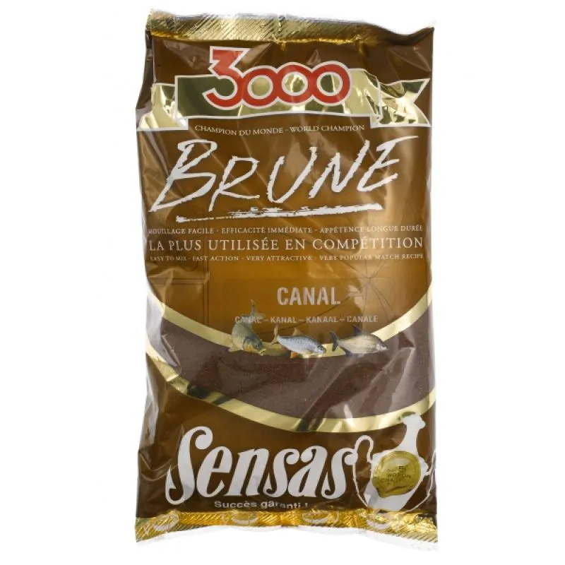 Захранка SENSAS 3000 Brune Canal 1kg