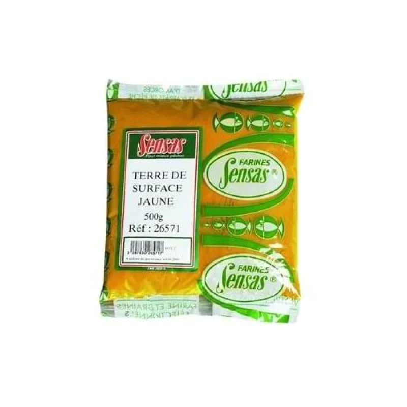 Глина SENSAS Surface Leam Yellow 500g