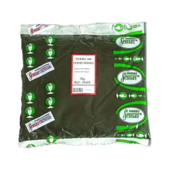 Глина за риболов SENSAS Terre de Fondo Noire 3kg