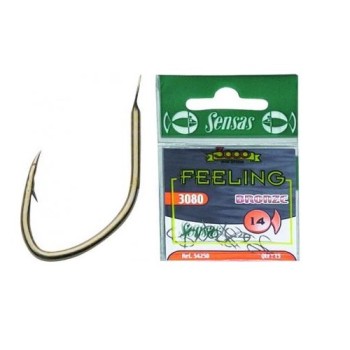 Куки единични SENSAS Hooks 3080 BZ