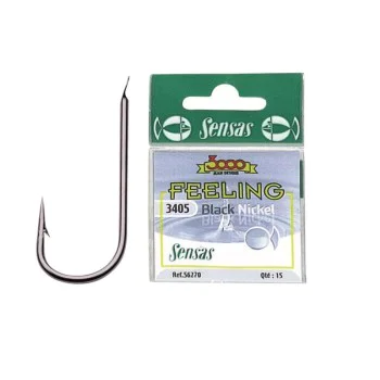 Куки единични SENSAS Hooks 3405 Black