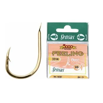 Куки единични SENSAS Hooks 3314 Gold