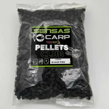 Пелети за хранене SENSAS Pellet Club Black Fish 8mm 1kg