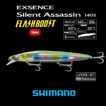 Воблер SHIMANO Exsence Silent Assassin Flash Boost 140S 140mm 28g