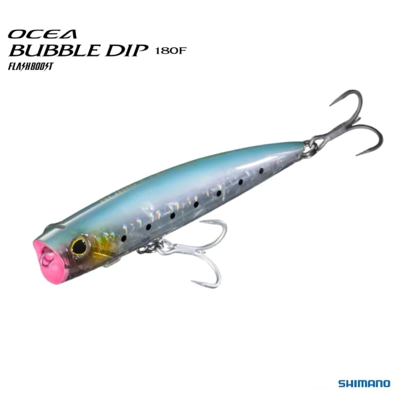 Воблер SHIMANO Ocea Bubble Dip 180F Flash Boost 180mm 76g Floating
