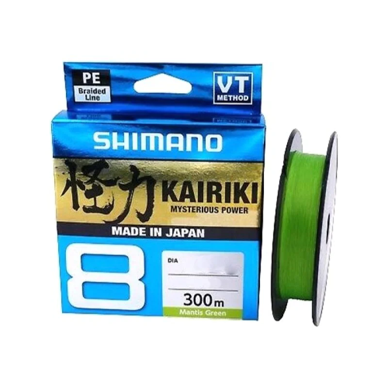 Плетено влакно SHIMANO Kairiki 8 Mantis Green - 300m