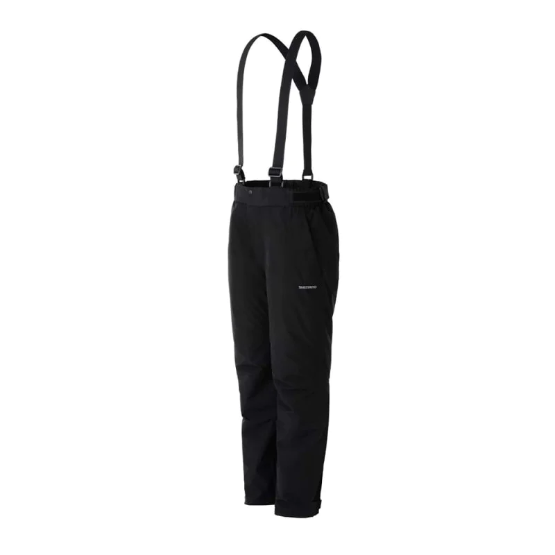 Gore-Tex Гащеризон SHIMANO Gore-Tex Warm Rain Pants - Black