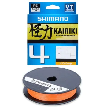 Плетено влакно SHIMANO Kairiki 4 150m - Orange