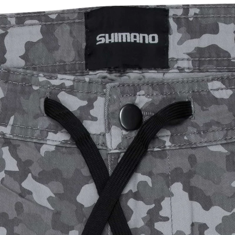 Къси панталони SHIMANO Cargo Shorts Grey Camo