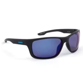 Очила SHIMANO Eyewear Antares Matte Black & Blue Mirror
