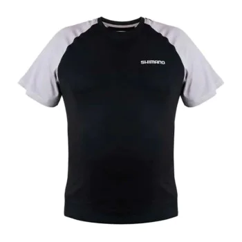 Тениска SHIMANO Short Sleeve T-Shirt - Black
