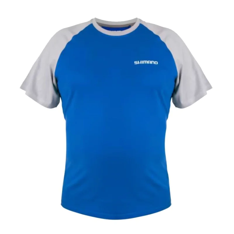 Тениска SHIMANO Short Sleeve T-Shirt - Blue