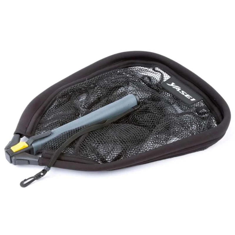 Плуващ кеп SHIMANO Yasei Single Hand Rubber Net Foldable - Floating