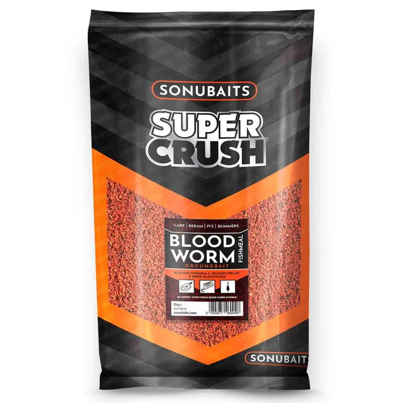 Захранка SONUBAITS Groundbait Bloodworm Fishmeal 2kg