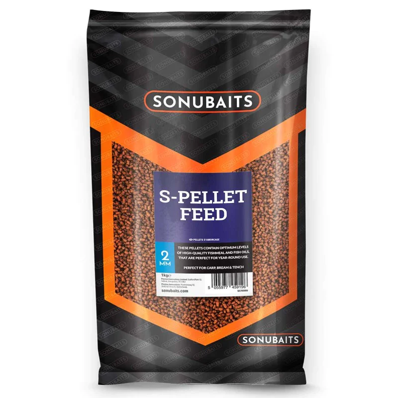 Пелети за фидер риболов SONUBAITS S-Pellet Feed