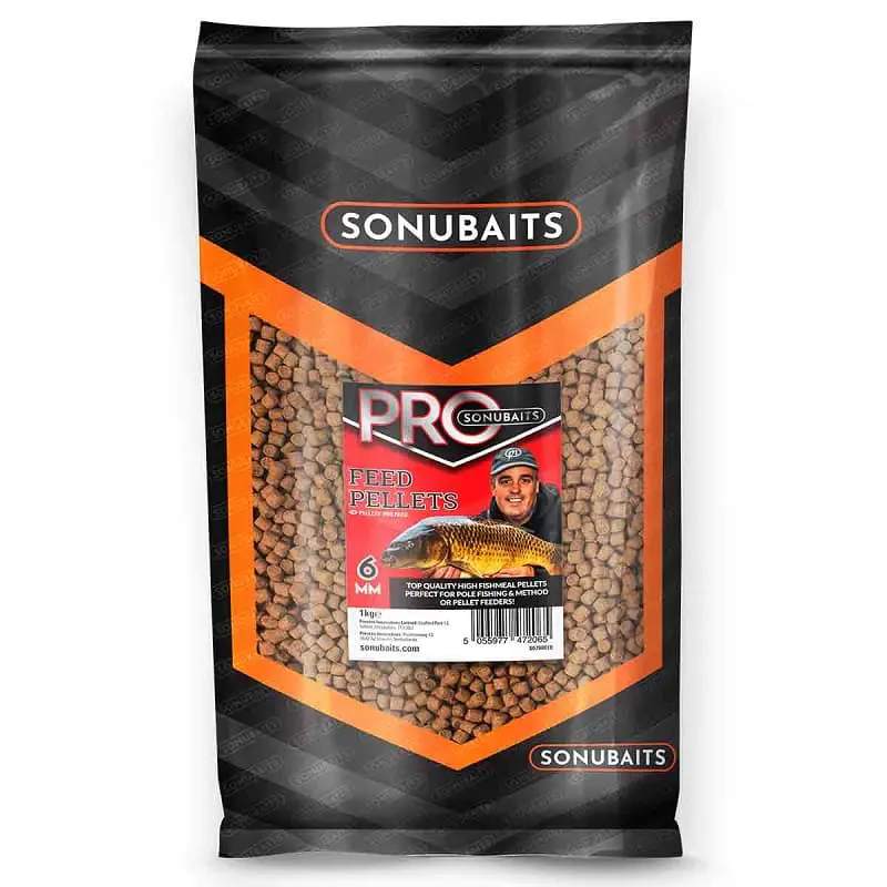 Пелети SONUBAITS Pro Feed Pellets 6mm 1kg