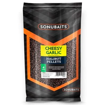 Пелети за хранене SONUBAITS Cheesy Garlic Halibut Pellets
