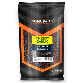 Пелети за хранене SONUBAITS Cheesy Garlic Halibut Pellets