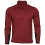 Блуза TAIMEN Uilgan Grid Fleece Top - Pomegranate 1
