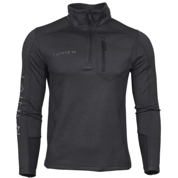 Блуза TAIMEN Uilgan Grid Fleece Top - Dark Gray