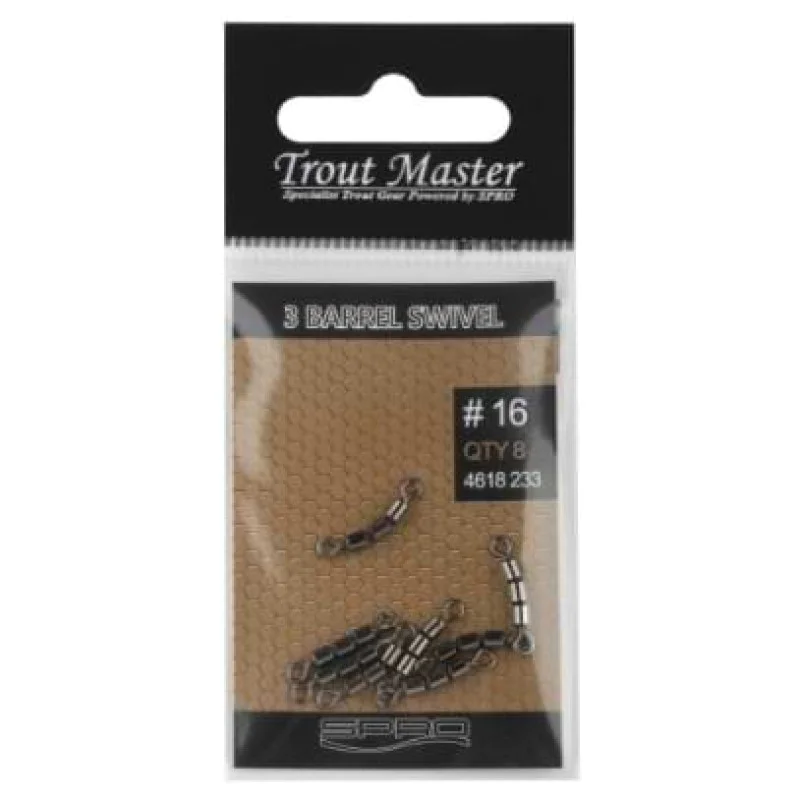 Троен вирбел TROUT MASTER 3 Barrel Swivel