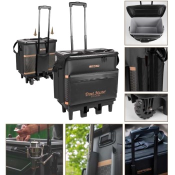 Куфар с колела TROUT MASTER Sit N Fish Caddy