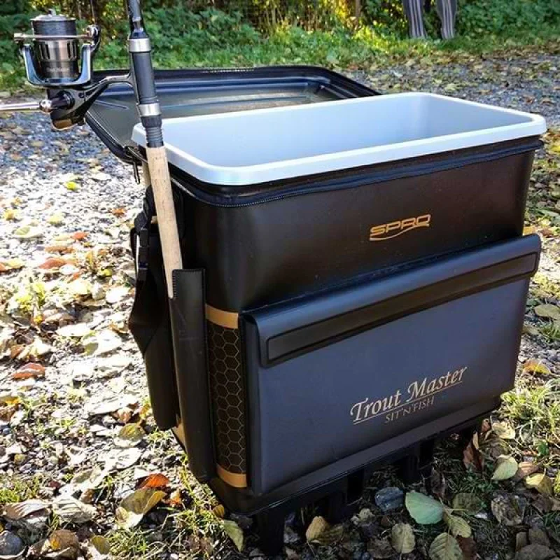 Куфар с колела TROUT MASTER Sit N Fish Caddy