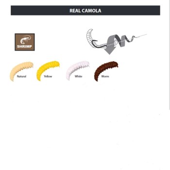 Силиконова примамка TROUT MASTER Real Camola Shrimp 3cm