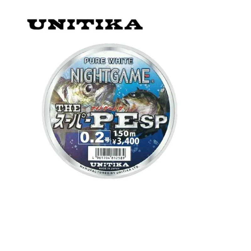 Плетено влакно UNITIKA Night Game the Super PE 150 m